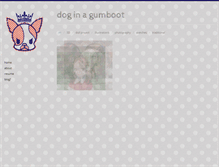 Tablet Screenshot of doginagumboot.com